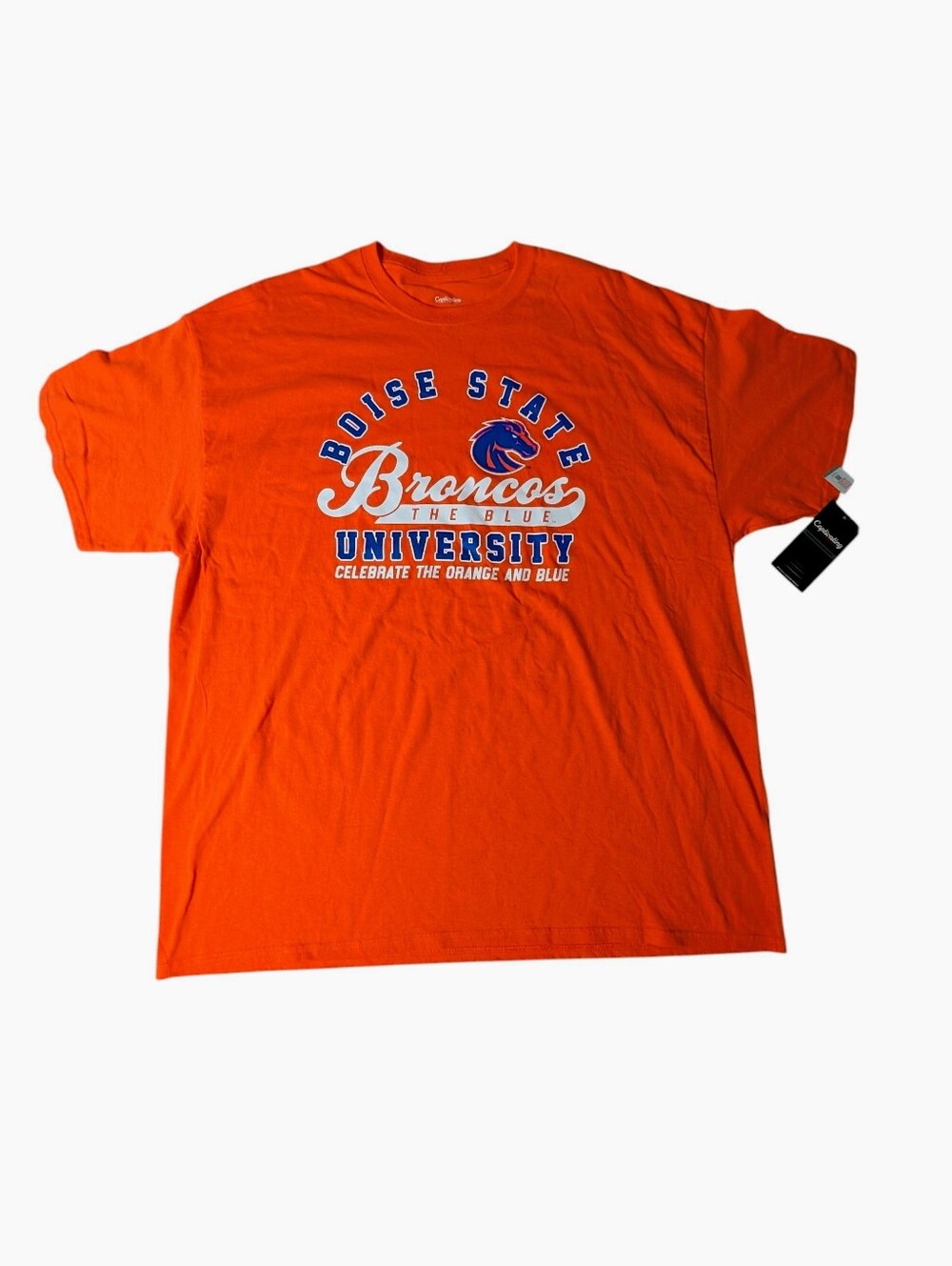 Boise State Broncos Football Officially NCAA Licensed Orange T-Shirt Men 2XL NWT